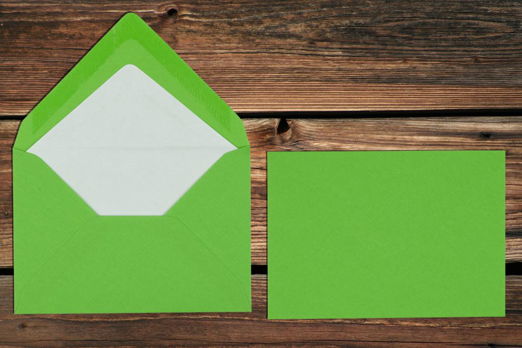 Briefhüllen mit Seidenfutter C7 81x114 mm Nassklebend Apple gerippt 100 g/qm